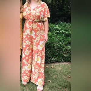 As You Wish Floral spring Jumpsuit